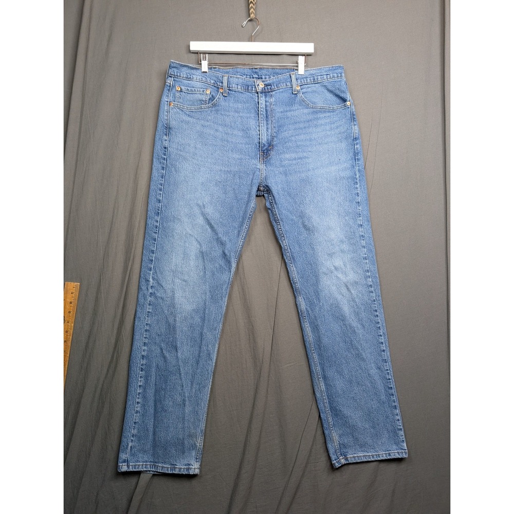 Levi's 505 Regular Fit Men's Jeans Light Wash Blue Denim Size 40x32